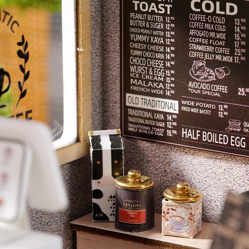 DIY Dollhouse Kit (Leisurely Coffee Shop) - DIY Miniature by Extoril