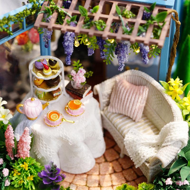 DIY Dollhouse Kit (Rose Garden Tea House) - DIY Miniature by Extoril