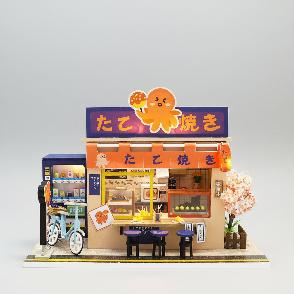 DIY Dollhouse Kit (Star Takoyaki) - DIY Miniature by Extoril