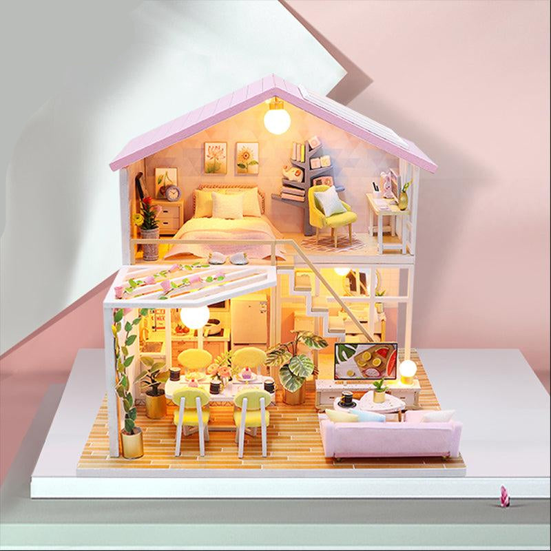 DIY Dollhouse Kit (Sweet Time) - DIY Miniature by Extoril
