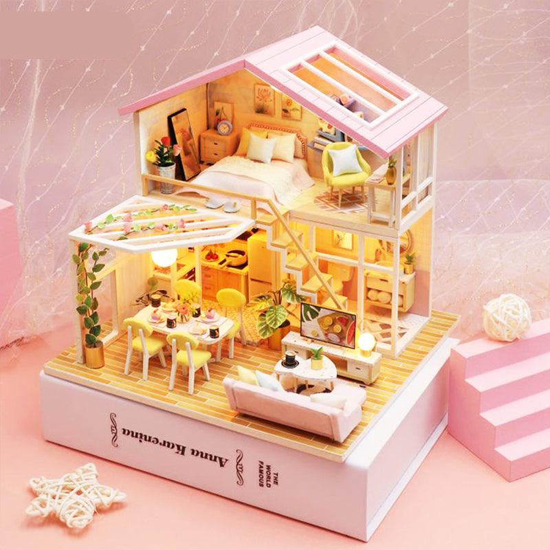 DIY Dollhouse Kit (Sweet Time) - DIY Miniature by Extoril