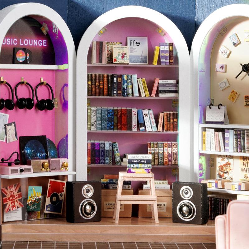 Dollhouse Kit (Book Cafe) - DIY Miniature by Extoril