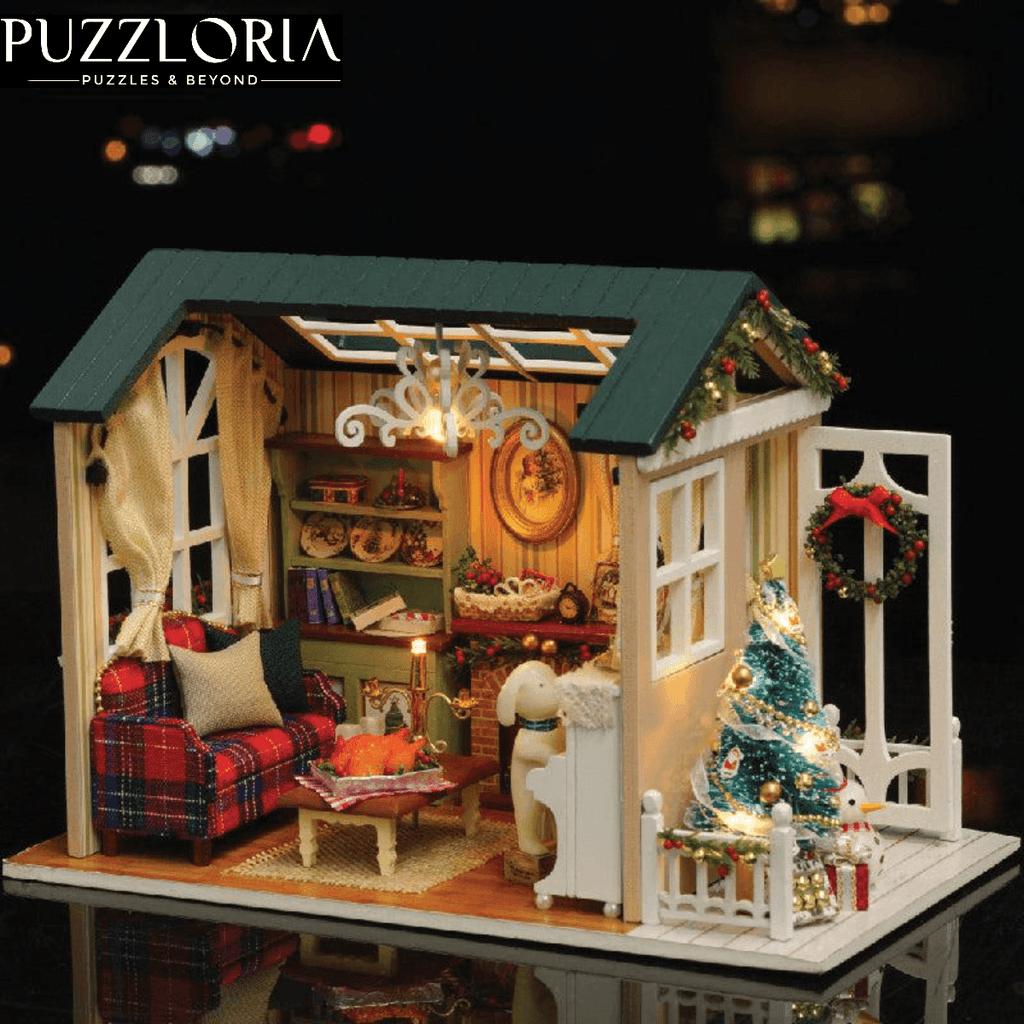 Festive Holiday Time Miniature DIY Kit - DIY Miniature by Extoril