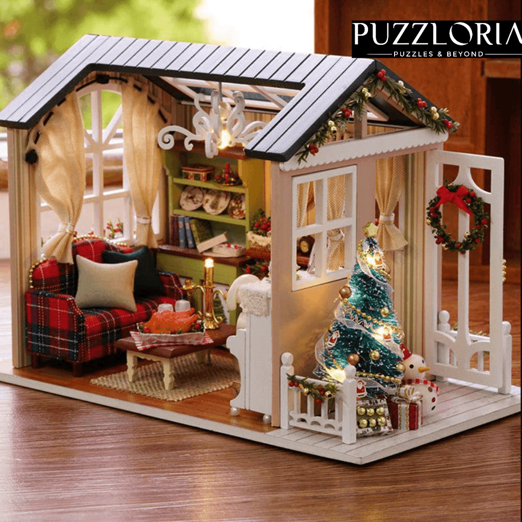 Festive Holiday Time Miniature DIY Kit - DIY Miniature by Extoril