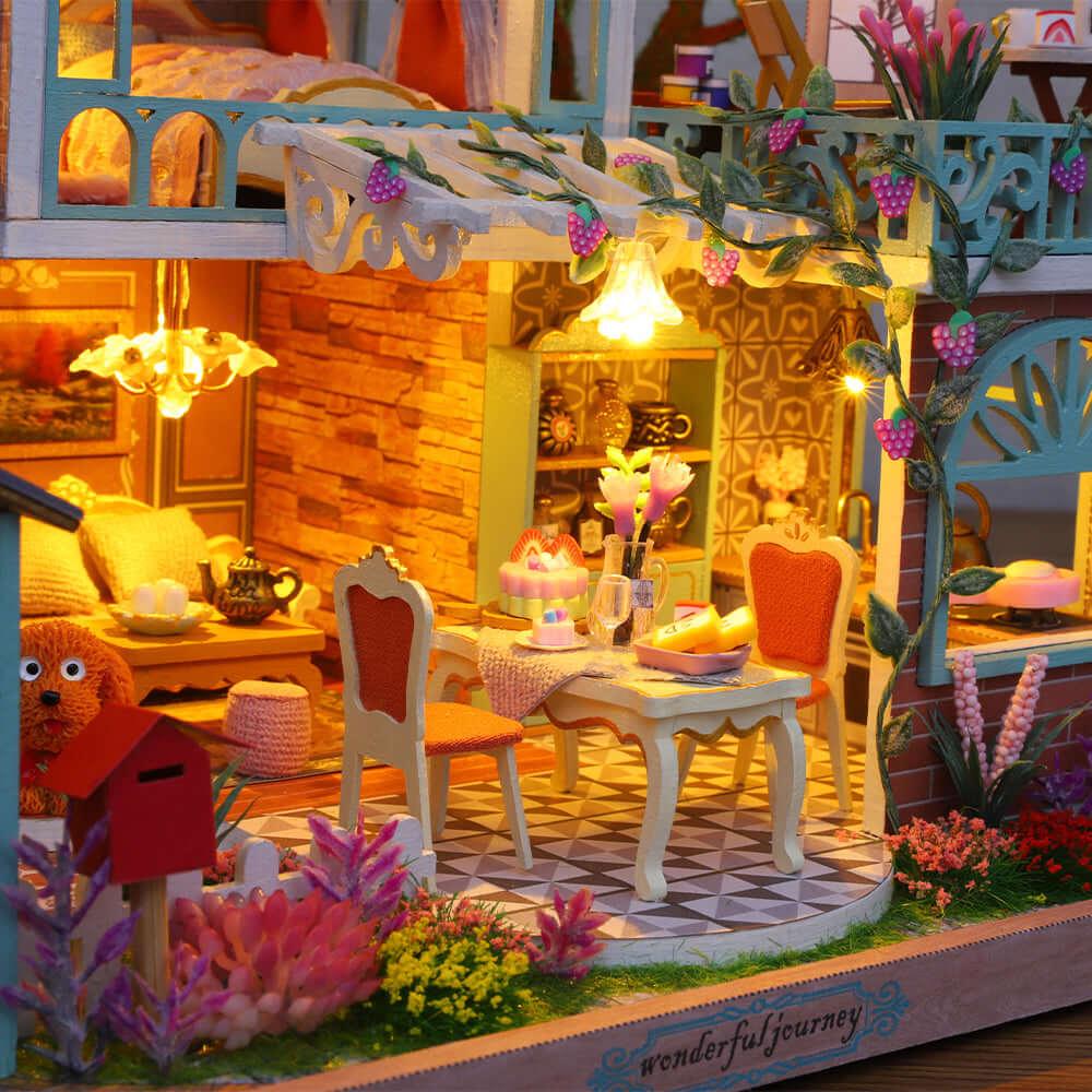 Tropical Jungle Resort Miniature DIY Kit - DIY Miniature by Extoril