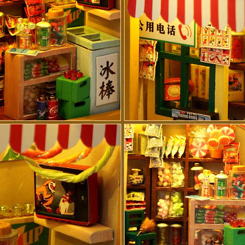 DIY Dollhouse Kit (Retro TV Miniature Room - TH18-20) - DIY Miniature by Extoril