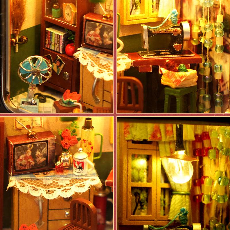 DIY Dollhouse Kit (Retro TV Miniature Room - TH18-20) - DIY Miniature by Extoril