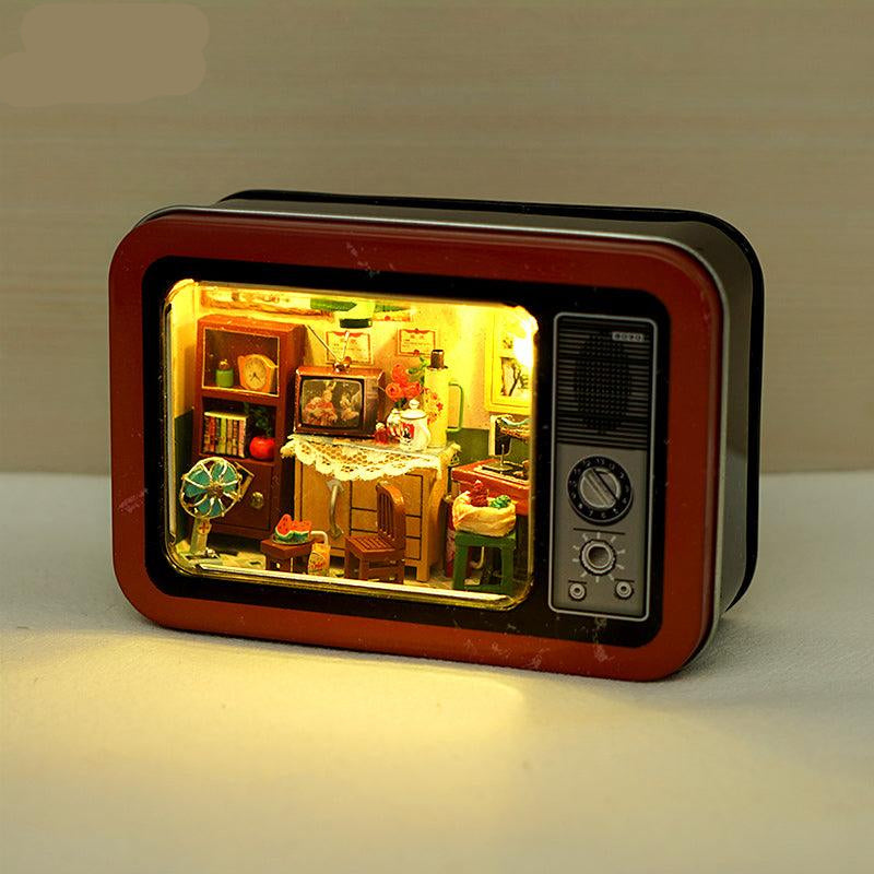 DIY Dollhouse Kit (Retro TV Miniature Room - TH18-20) - DIY Miniature by Extoril