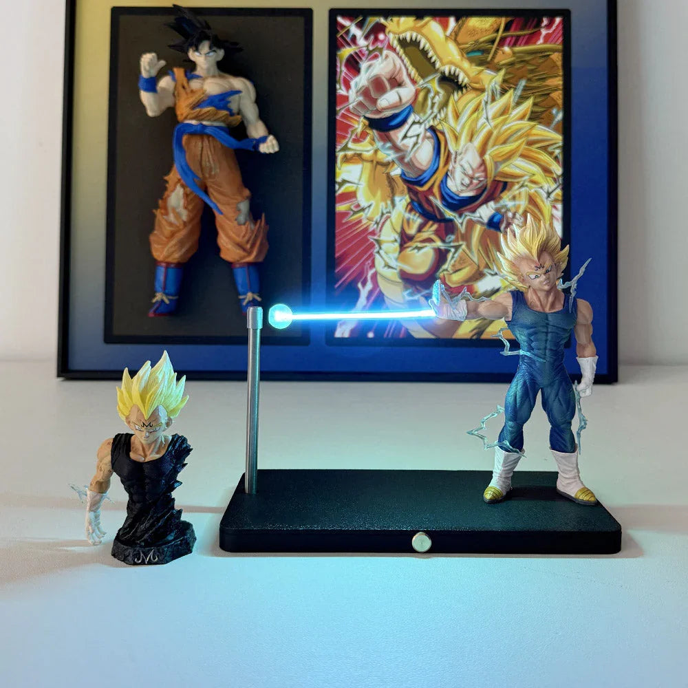 Dragon Ball Z Vegeta Magnetic Lamp LED Figurine - Action Figure by Extoril