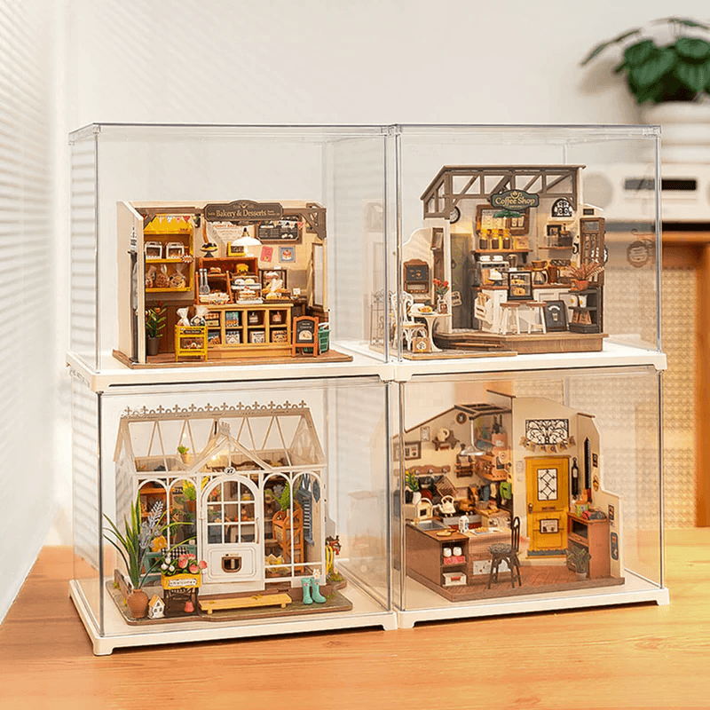Miniature House Display Box - Dust Cover - DIY Miniature by Extoril