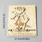Educated Monkey Multiplication Wooden Puzzle - 3D Wooden Puzzle by Extoril