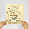Educated Monkey Multiplication Wooden Puzzle - 3D Wooden Puzzle by Extoril