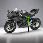 Elite 1:12 Ninja H2R Motorcycle Die-Cast Model - home decor by Extoril