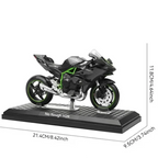 Elite 1:12 Ninja H2R Motorcycle Die-Cast Model - home decor by Extoril