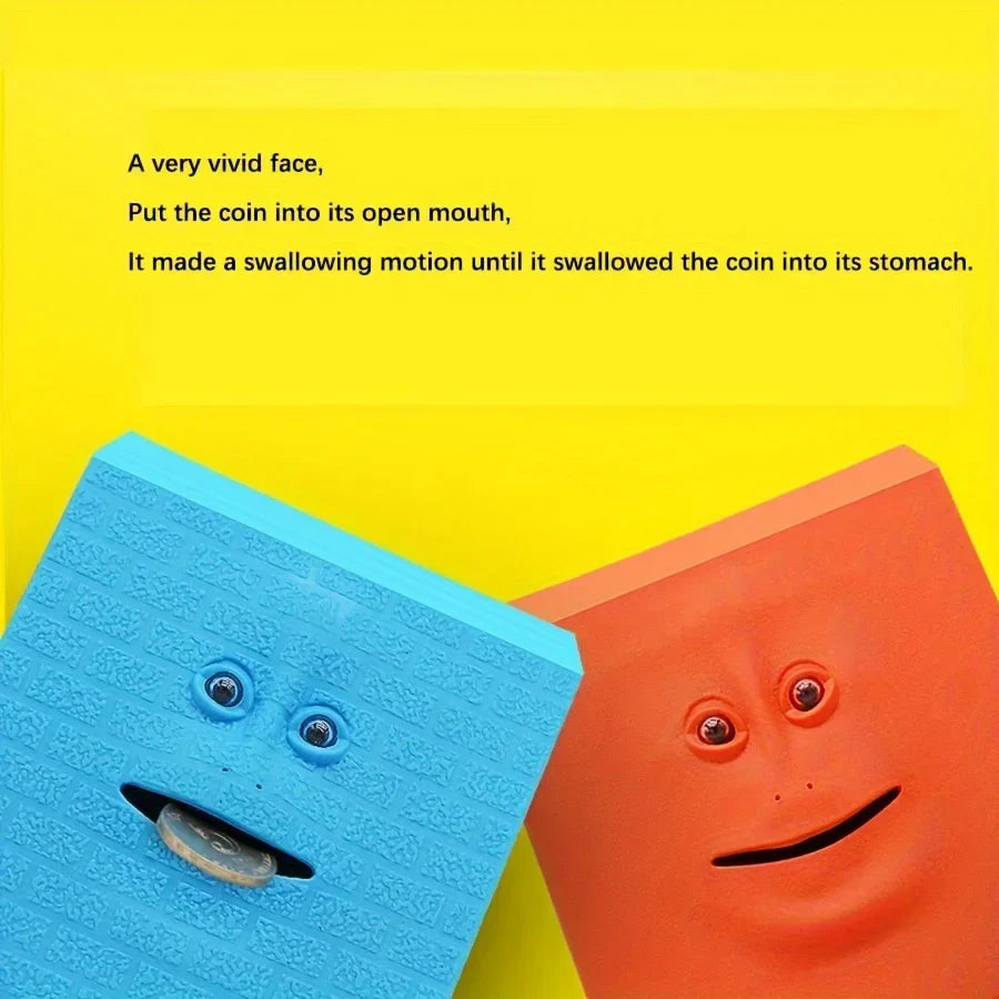 Face Bank - Coin Eating Money Box for Kids - Gadget by Extoril
