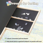 Rotating Puzzle Board with Drawers 1500 Piece -  by Extoril