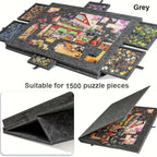 Puzzle Board with Drawers 1500 Piece - 3D Wooden Puzzle by Extoril