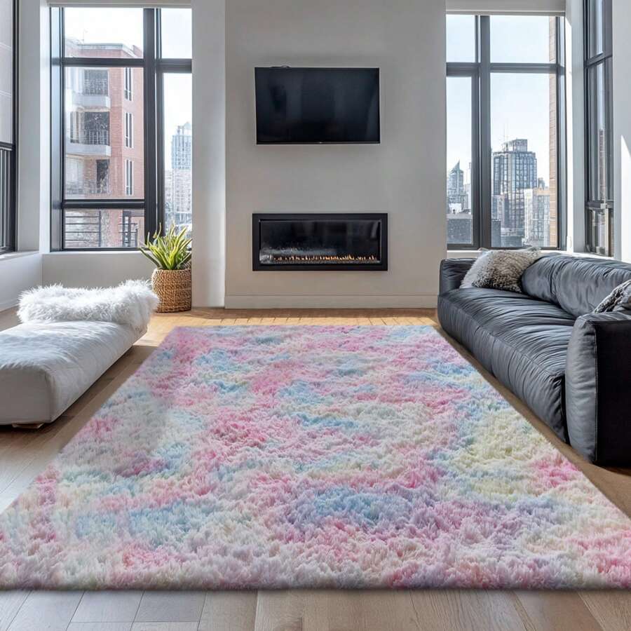 Fluffy Plush Shag Area Rug - home decor by Extoril