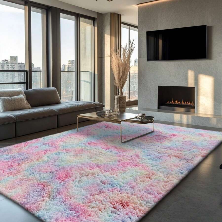Fluffy Plush Shag Area Rug - home decor by Extoril