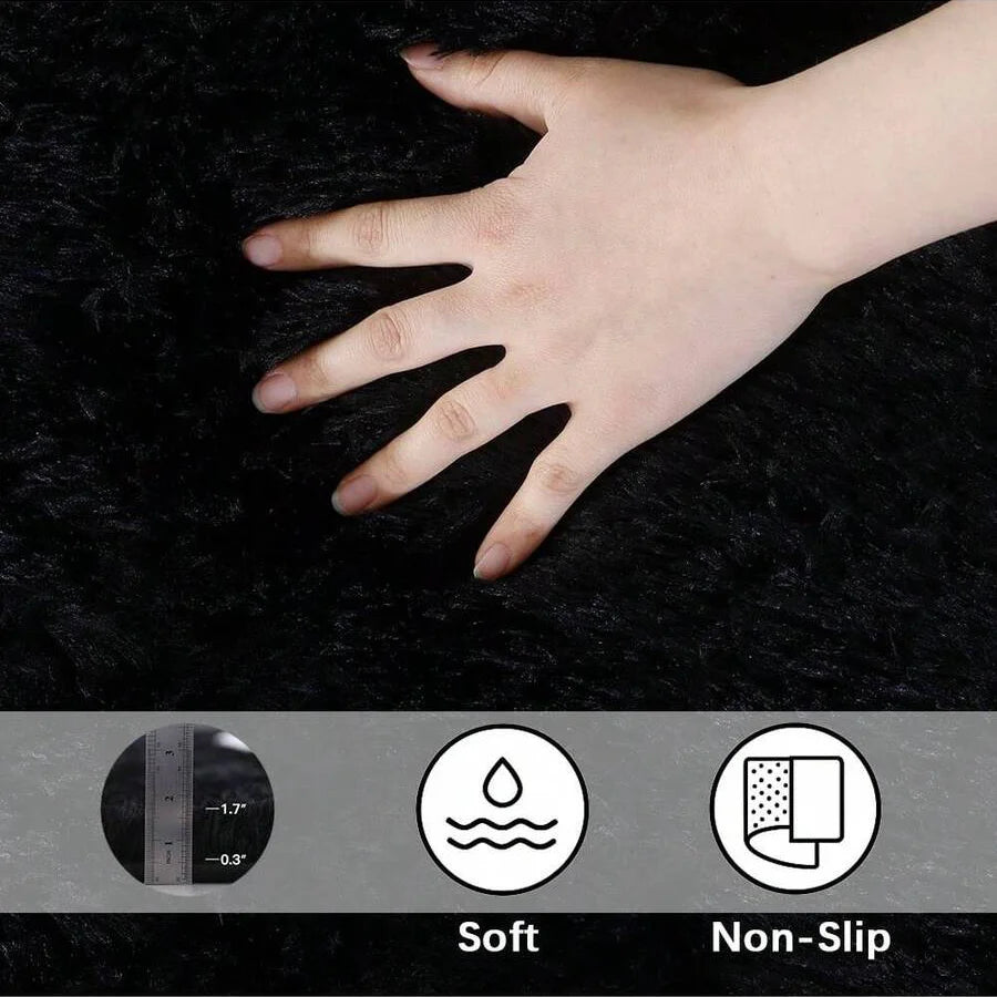 Fluffy Plush Shag Area Rug - home decor by Extoril