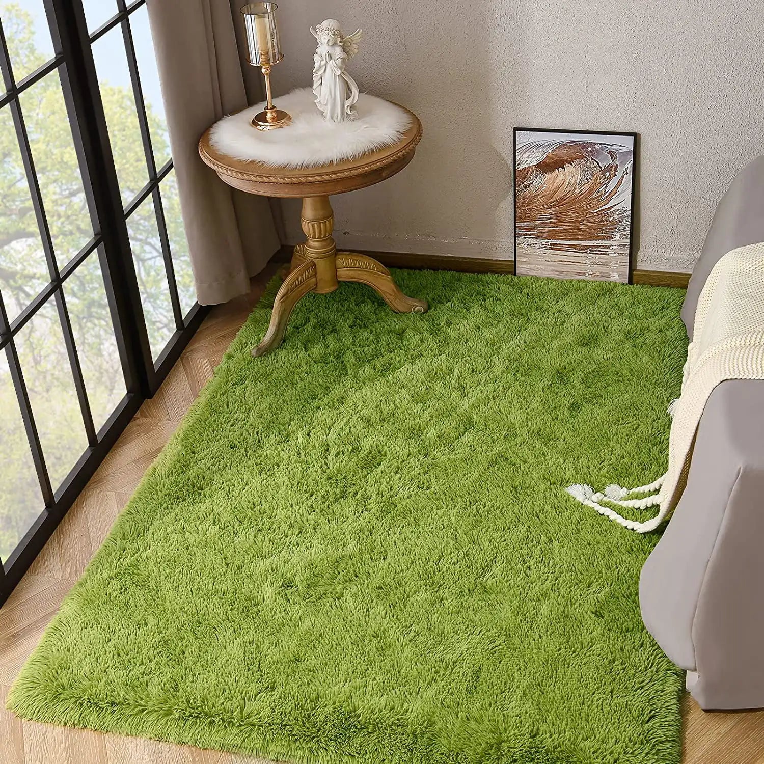 Fluffy Plush Shag Area Rug - home decor by Extoril