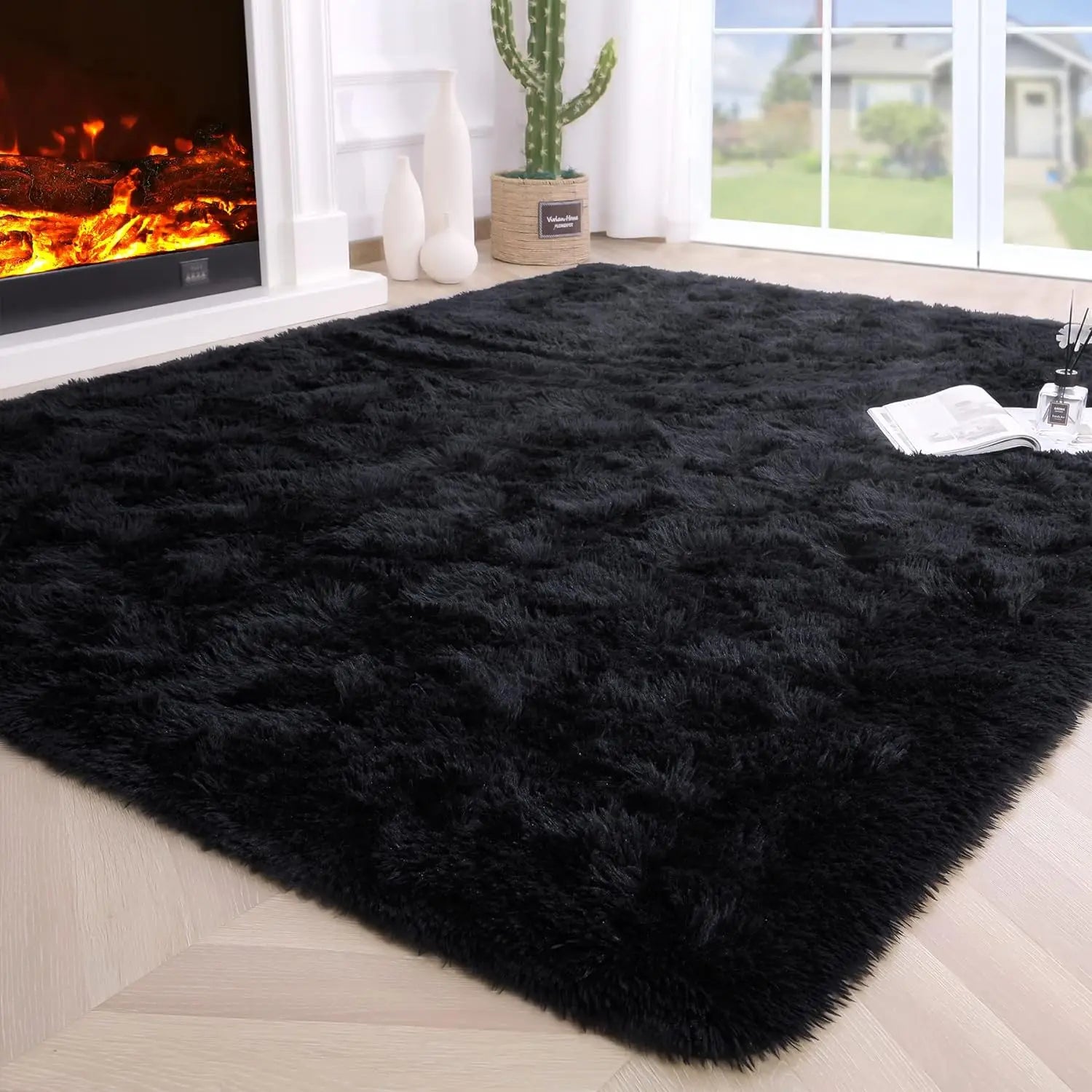 Fluffy Plush Shag Area Rug - home decor by Extoril