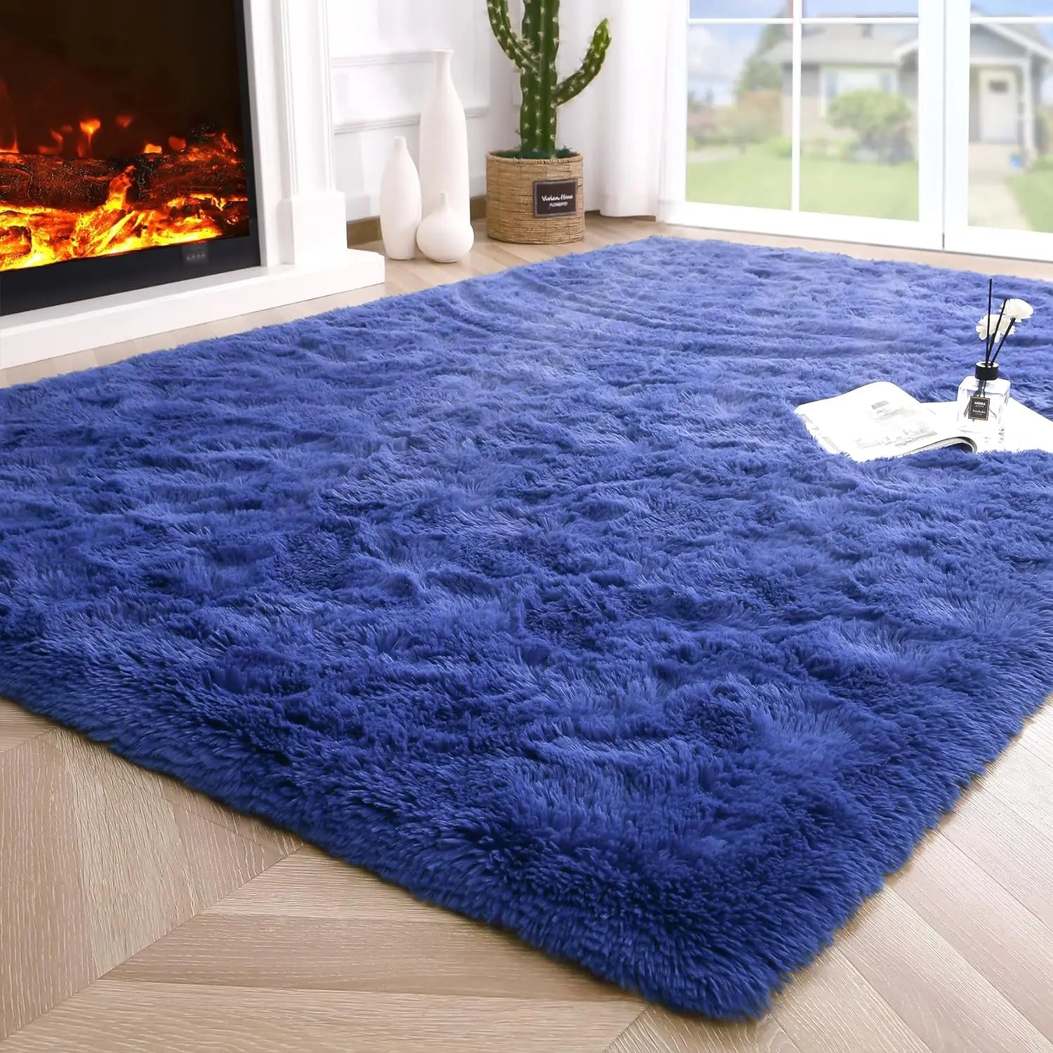 Fluffy Plush Shag Area Rug - home decor by Extoril