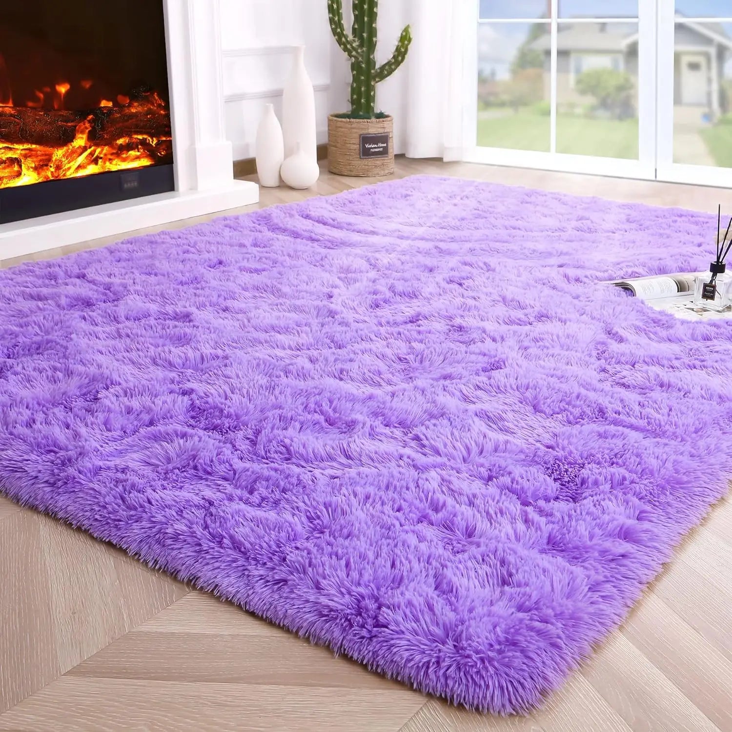 Fluffy Plush Shag Area Rug - home decor by Extoril