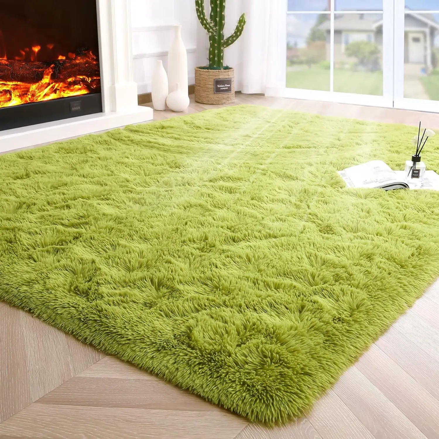 Fluffy Plush Shag Area Rug - home decor by Extoril