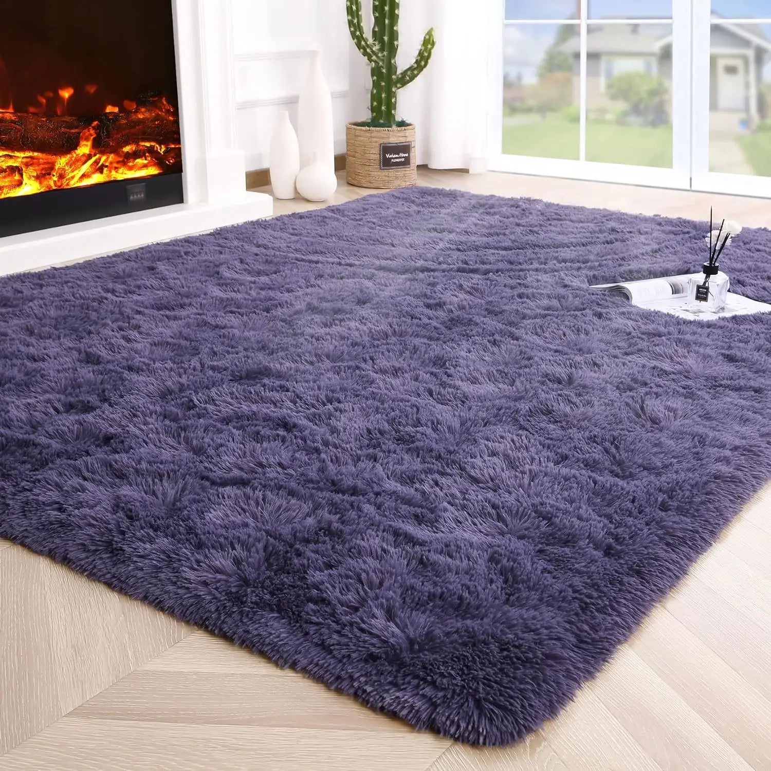 Fluffy Plush Shag Area Rug - home decor by Extoril