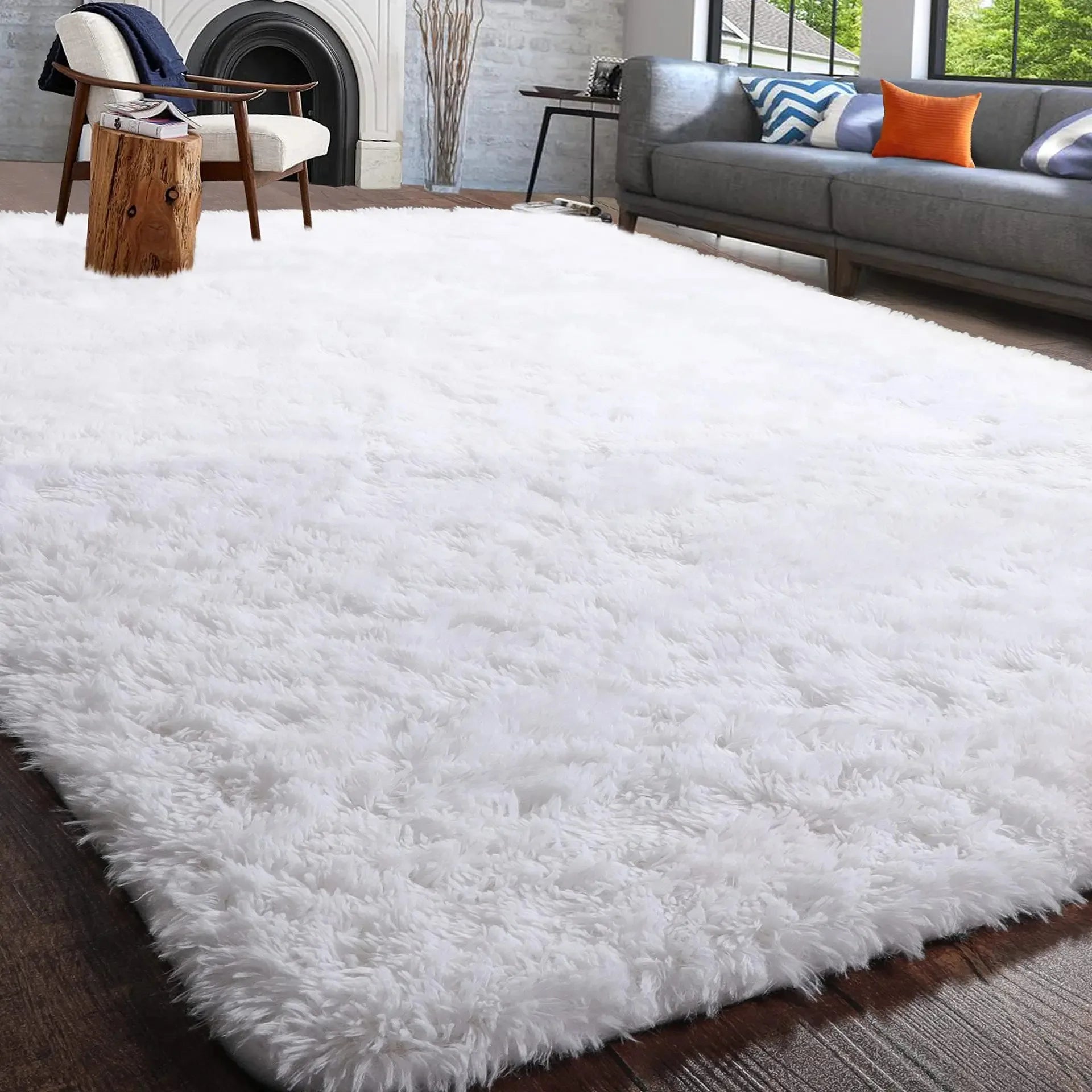 Fluffy Plush Shag Area Rug - home decor by Extoril