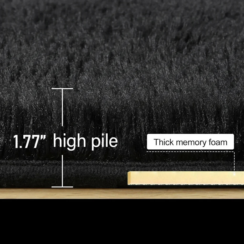 Fluffy Plush Shag Area Rug - home decor by Extoril