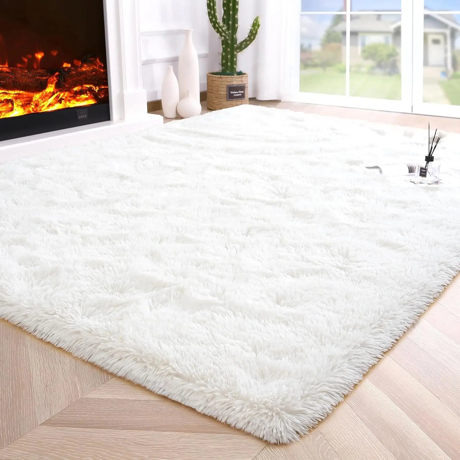 Fluffy Plush Shag Area Rug - home decor by Extoril
