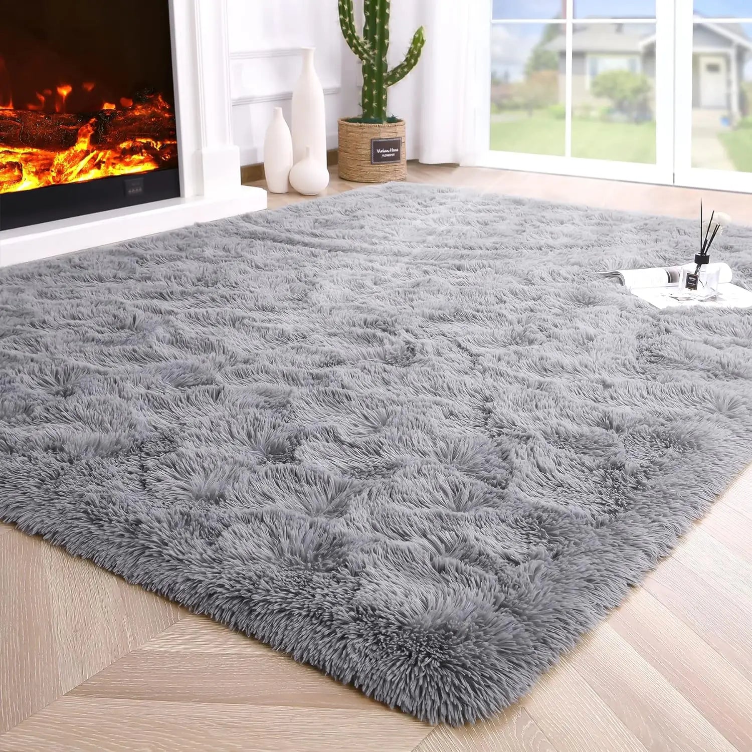 Fluffy Plush Shag Area Rug - home decor by Extoril
