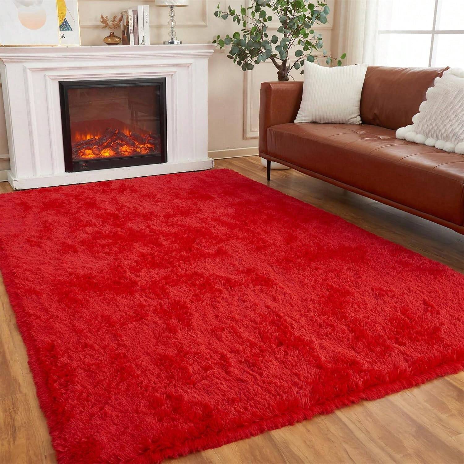 Fluffy Plush Shag Area Rug - home decor by Extoril