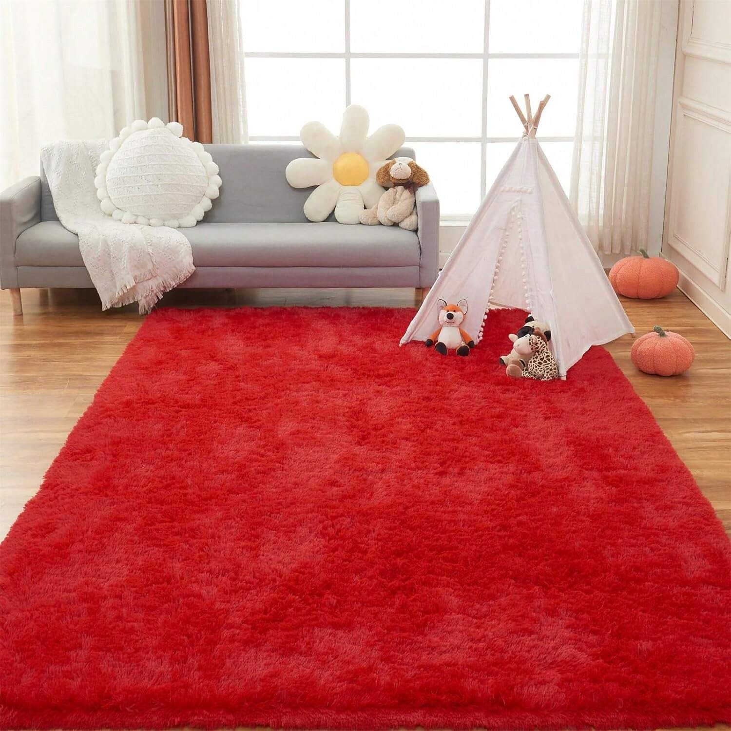 Fluffy Plush Shag Area Rug - home decor by Extoril