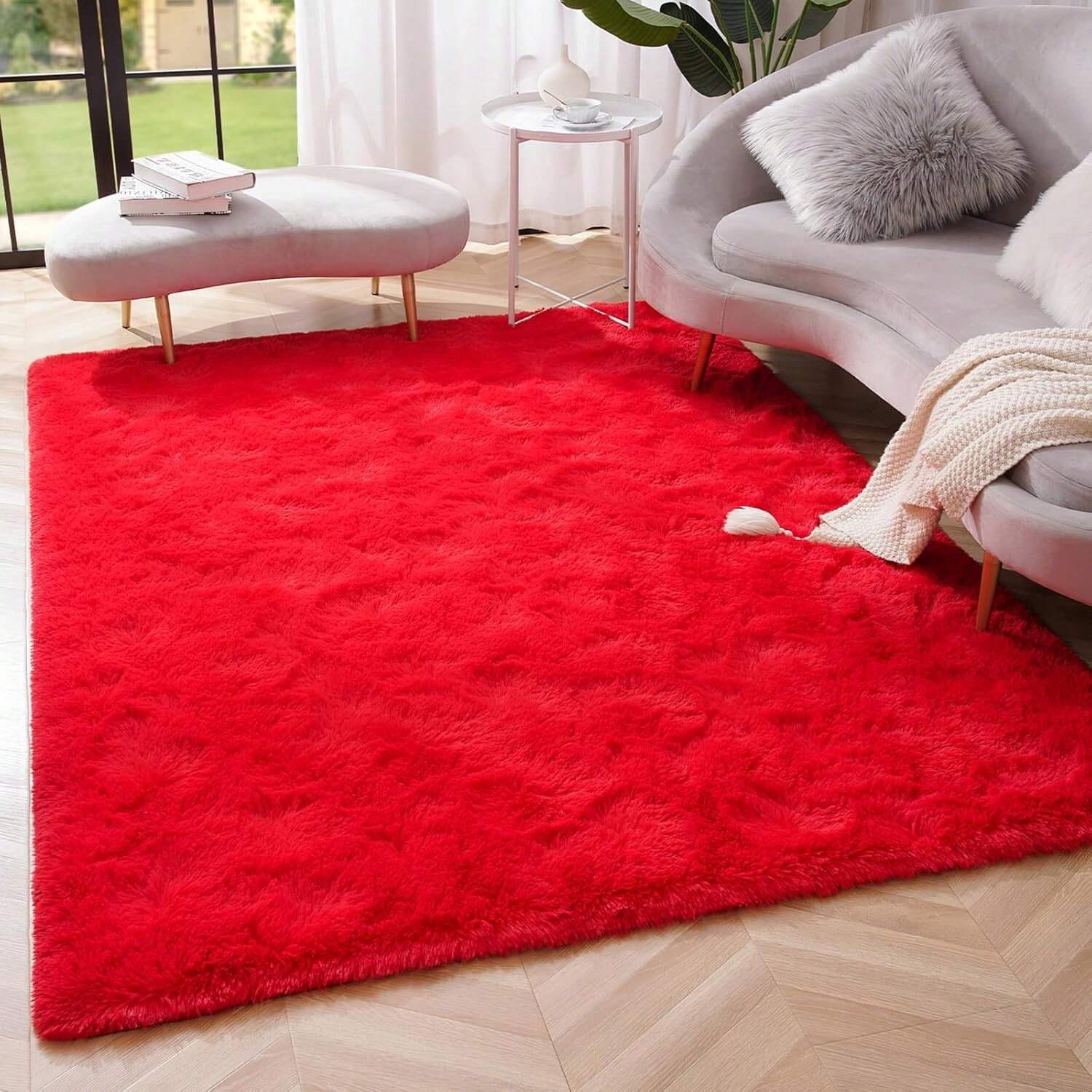 Fluffy Plush Shag Area Rug - home decor by Extoril