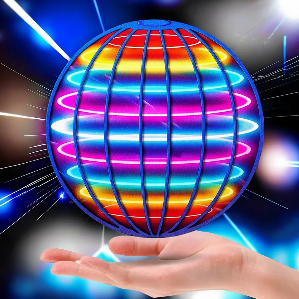 Flying Orb Ball LED Hover Spinner - Gadget by Extoril