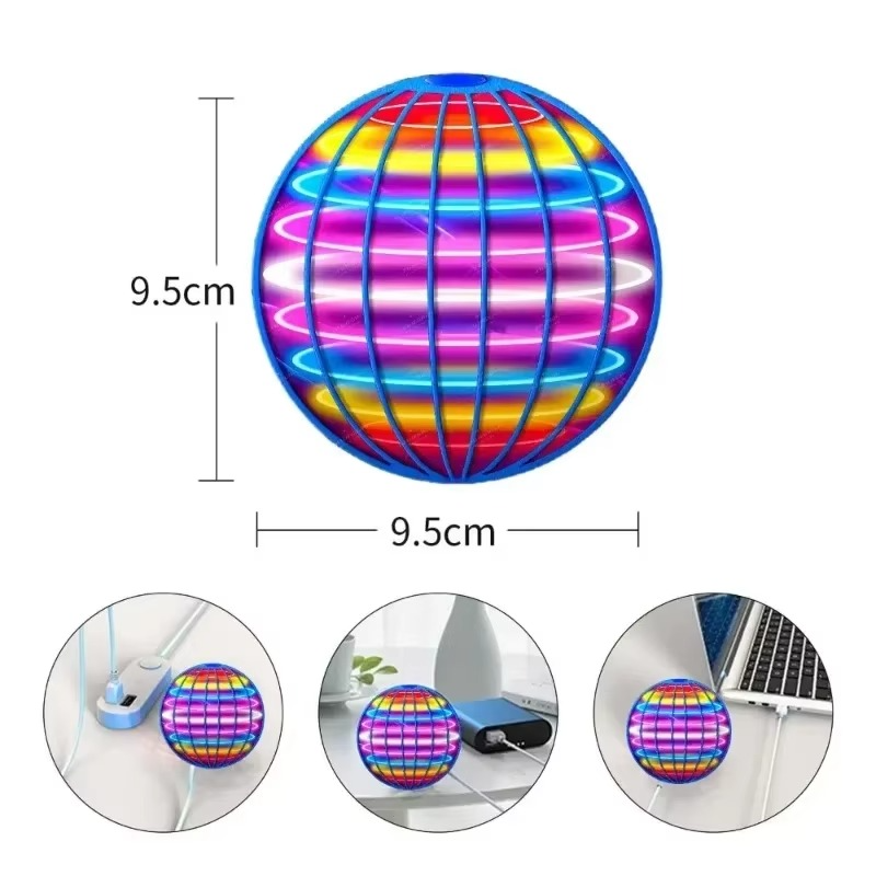 Flying Orb Ball LED Hover Spinner - Gadget by Extoril