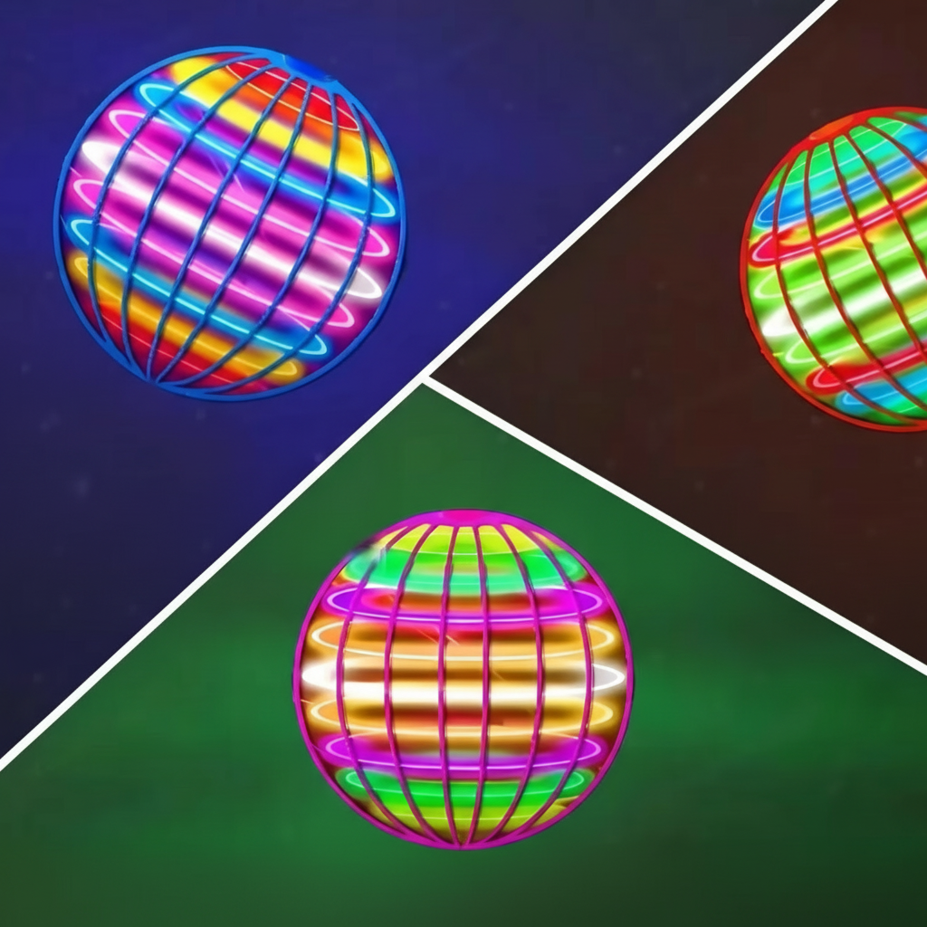 Flying Orb Ball LED Hover Spinner - Gadget by Extoril