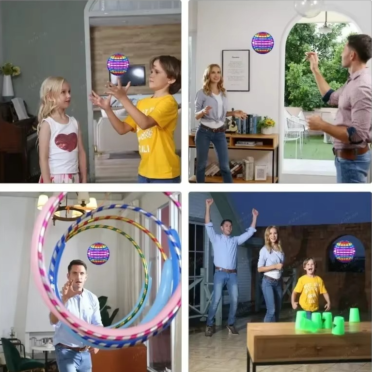 Flying Orb Ball LED Hover Spinner - Gadget by Extoril