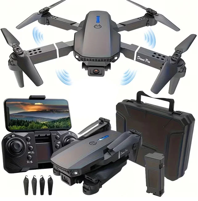 Foldable E88 Pro RC Drone 4K Camera - Gadget by Extoril