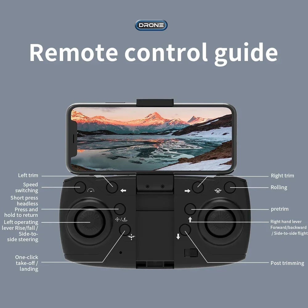 Foldable E88 Pro RC Drone 4K Camera - Gadget by Extoril