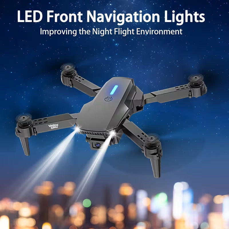 Foldable E88 Pro RC Drone 4K Camera - Gadget by Extoril