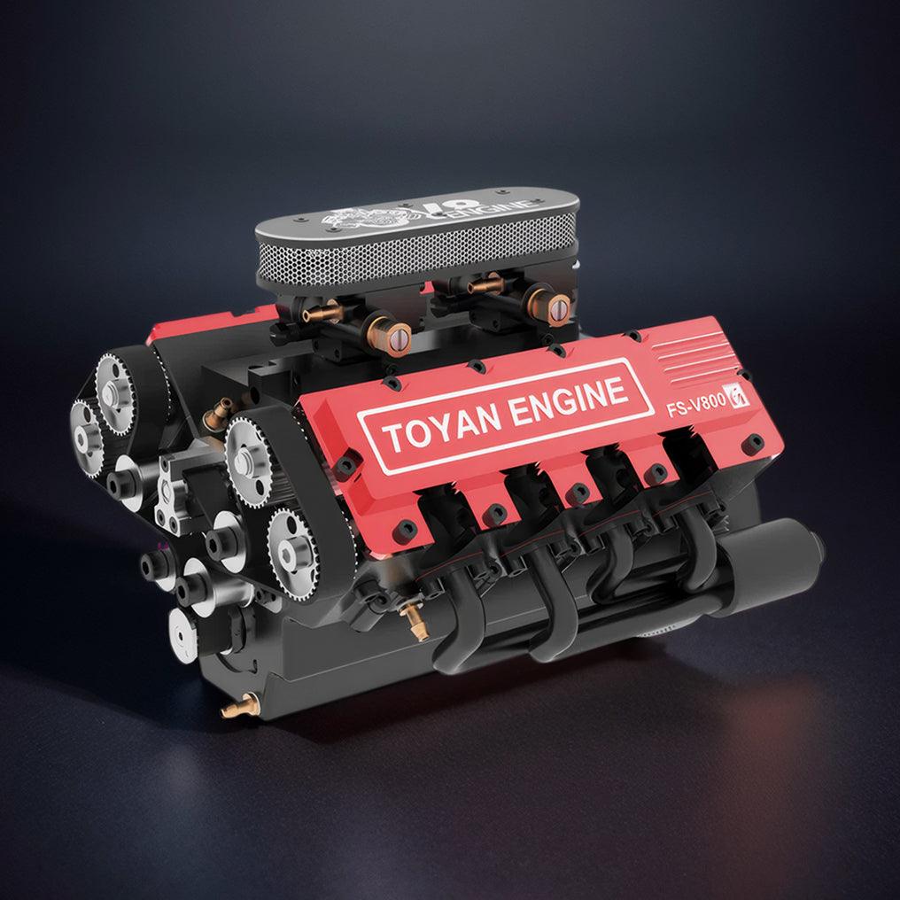 DIY V8 Engine Model That Run 28cc Gasoline/Nitro Engine KIT FS-V800 - DIY Engine Model by Extoril
