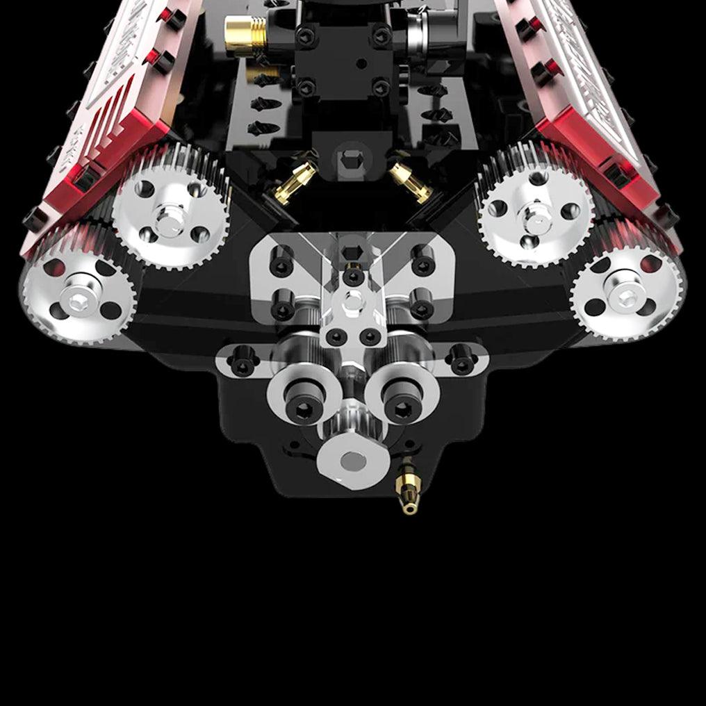 DIY V8 Engine Model That Run 28cc Gasoline/Nitro Engine KIT FS-V800 - DIY Engine Model by Extoril
