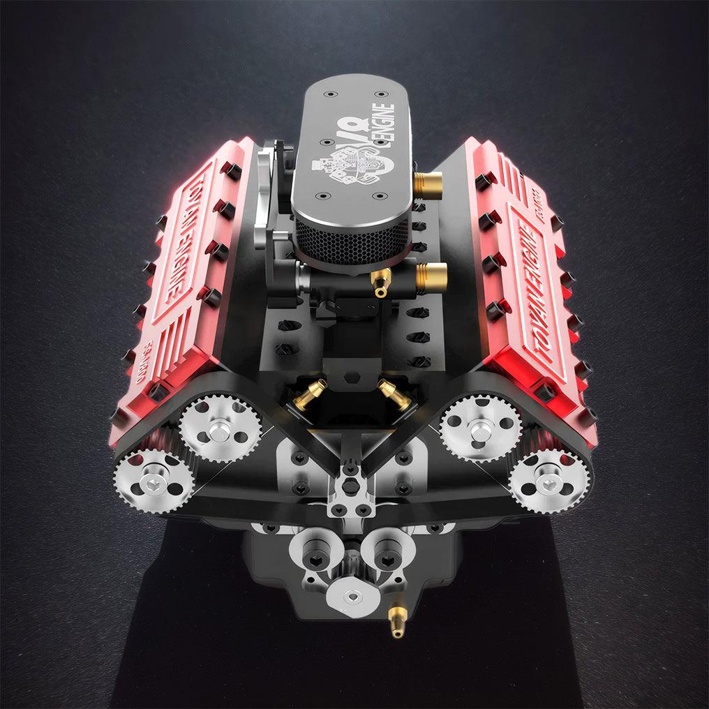 DIY V8 Engine Model That Run 28cc Gasoline/Nitro Engine KIT FS-V800 - DIY Engine Model by Extoril