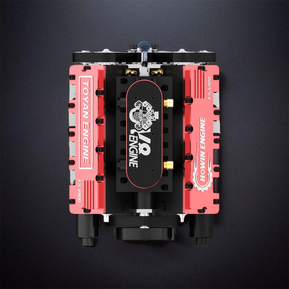 DIY V8 Engine Model That Run 28cc Gasoline/Nitro Engine KIT FS-V800 - DIY Engine Model by Extoril