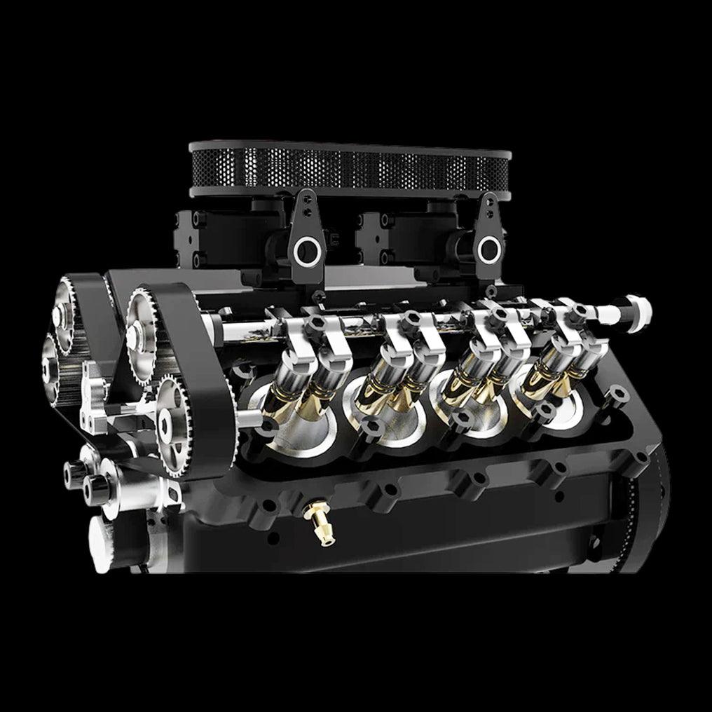 DIY V8 Engine Model That Run 28cc Gasoline/Nitro Engine KIT FS-V800 - DIY Engine Model by Extoril