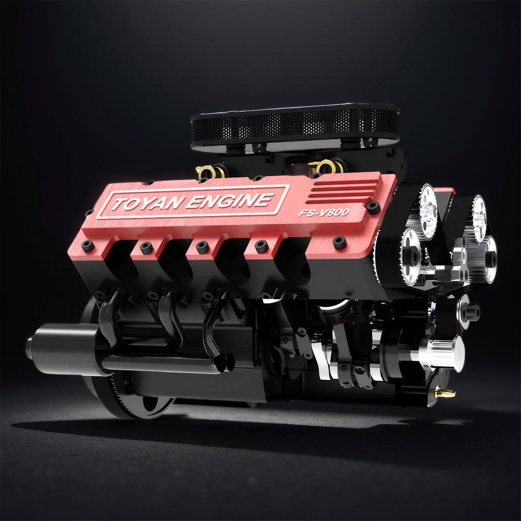 DIY V8 Engine Model That Run 28cc Gasoline/Nitro Engine KIT FS-V800 - DIY Engine Model by Extoril